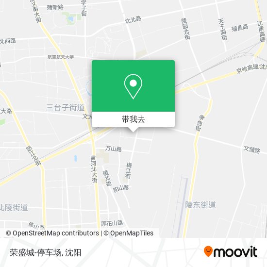 荣盛城-停车场地图
