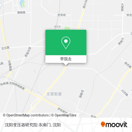 沈阳变压器研究院-东南门地图
