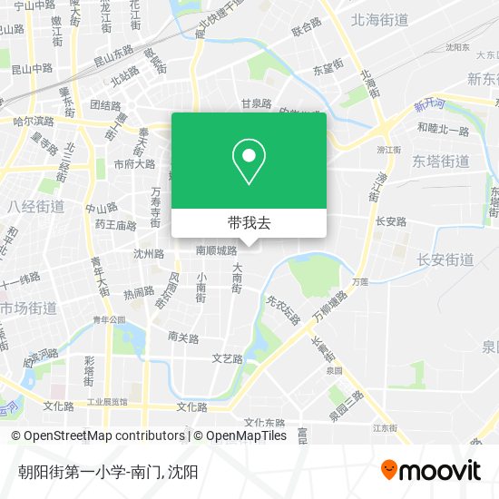 朝阳街第一小学-南门地图