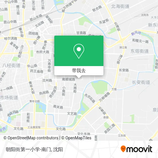 朝阳街第一小学-南门地图