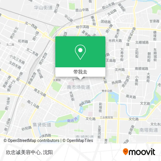 欣忠诚美容中心地图