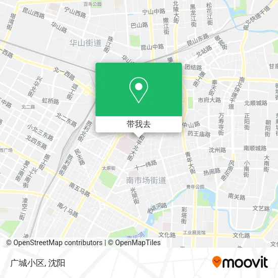 广城小区地图