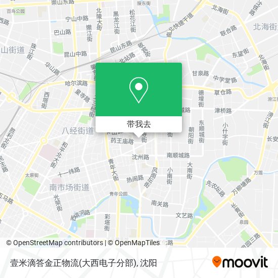 壹米滴答金正物流(大西电子分部)地图