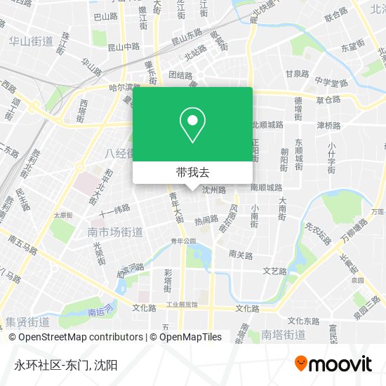 永环社区-东门地图