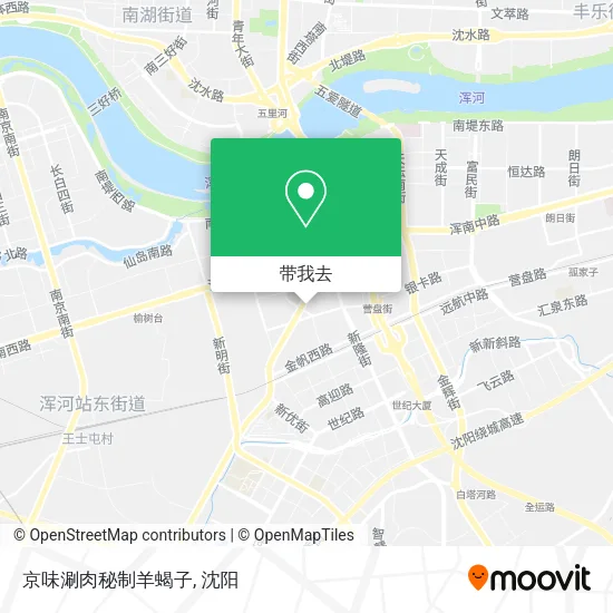 京味涮肉秘制羊蝎子地图