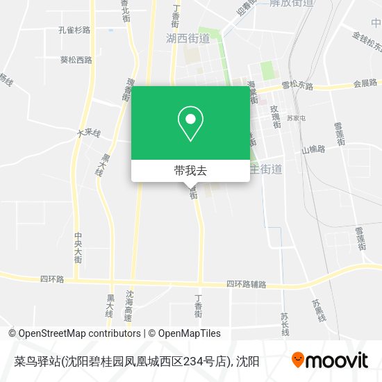 菜鸟驿站(沈阳碧桂园凤凰城西区234号店)地图