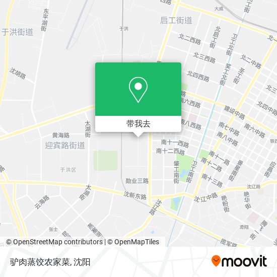 驴肉蒸饺农家菜地图