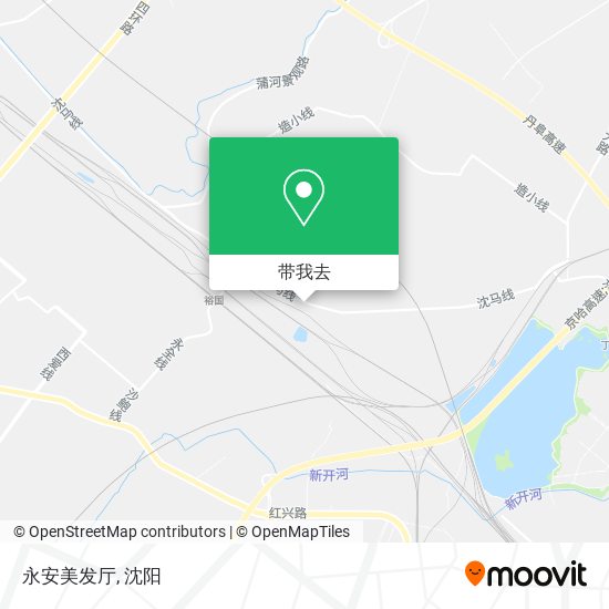 永安美发厅地图