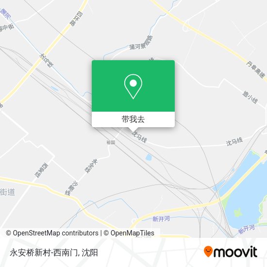 永安桥新村-西南门地图