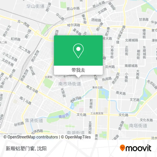 新顺铝塑门窗地图