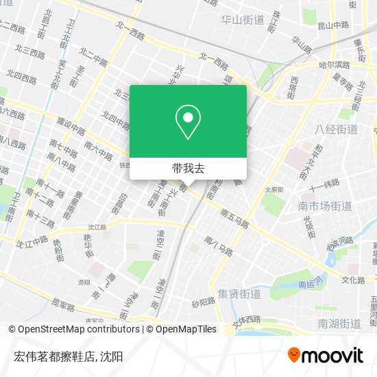 宏伟茗都擦鞋店地图
