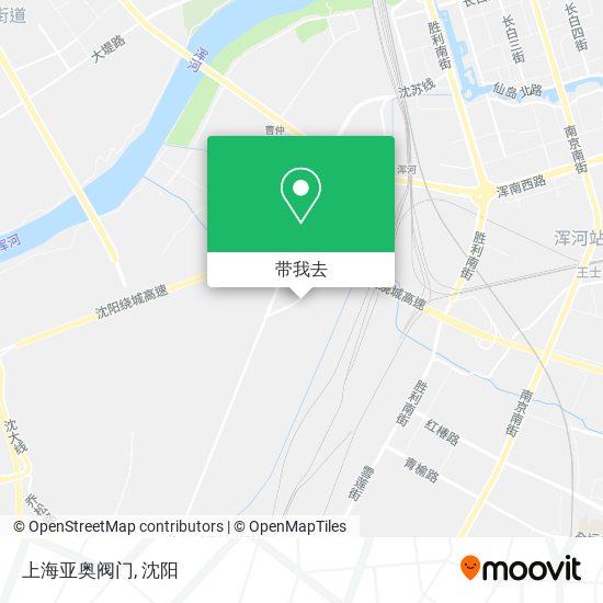 上海亚奥阀门地图