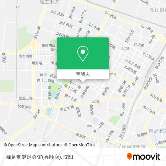 福足堂健足会馆(兴顺店)地图