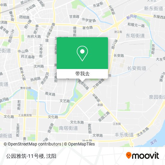 公园雅筑-11号楼地图