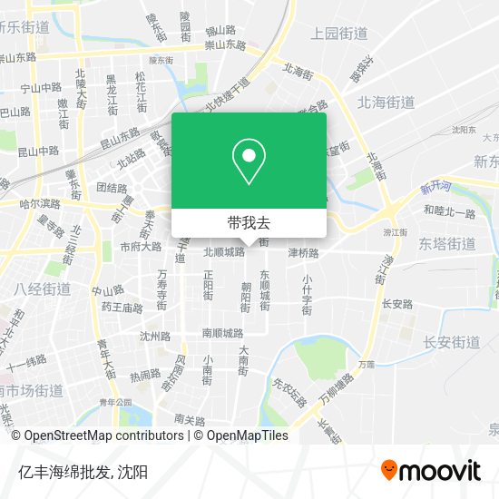 亿丰海绵批发地图