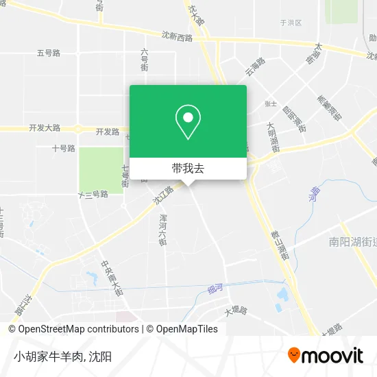 小胡家牛羊肉地图