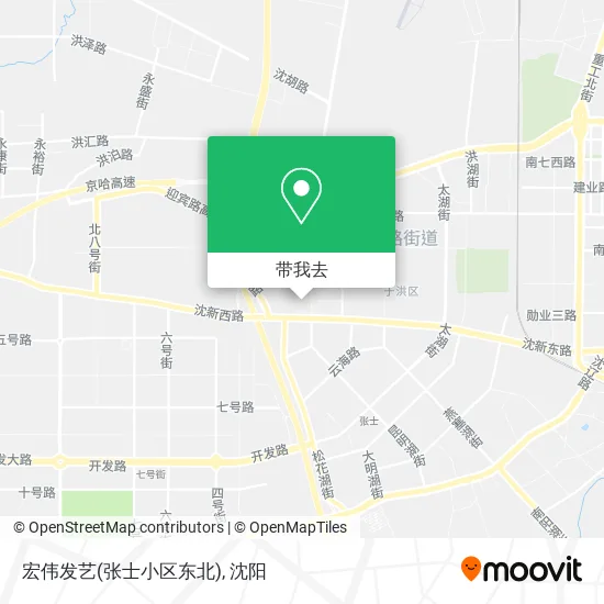宏伟发艺(张士小区东北)地图