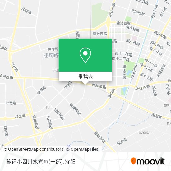 陈记小四川水煮鱼(一部)地图