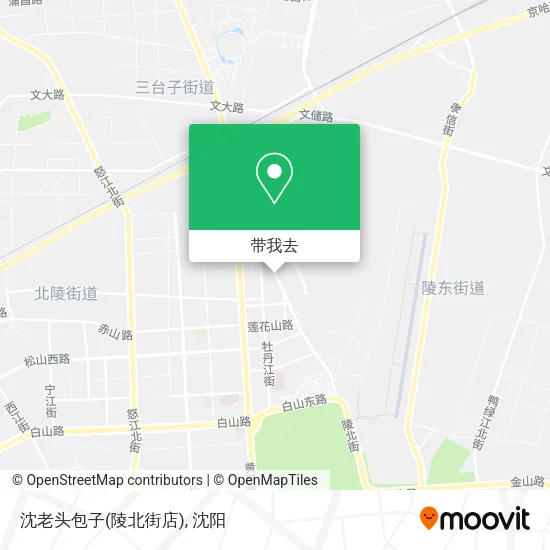 沈老头包子(陵北街店)地图