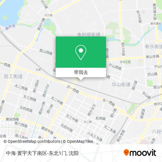 中海·寰宇天下南区-东北1门地图