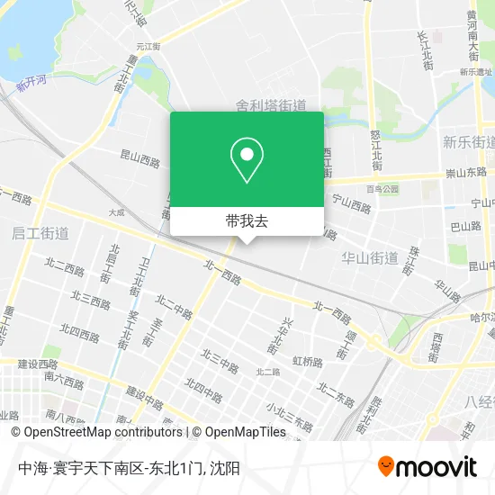 中海·寰宇天下南区-东北1门地图