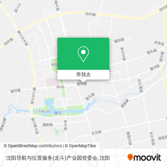 沈阳导航与位置服务(北斗)产业园管委会地图