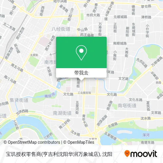 宝玑授权零售商(亨吉利沈阳华润万象城店)地图