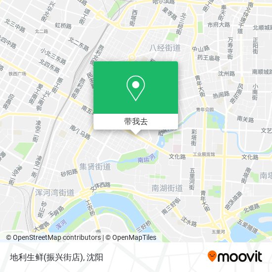 地利生鲜(振兴街店)地图