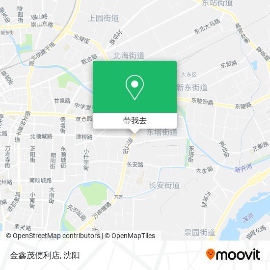 金鑫茂便利店地图