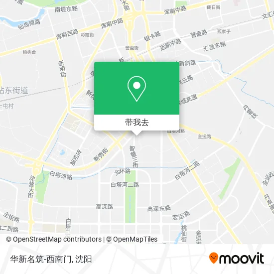 华新名筑-西南门地图