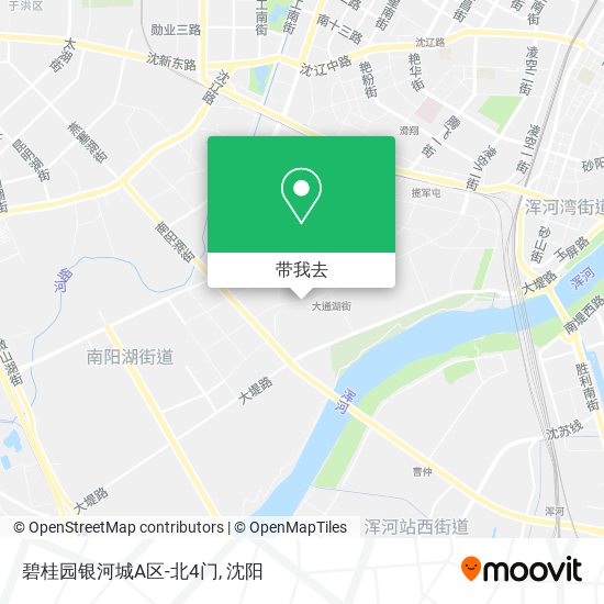 碧桂园银河城A区-北4门地图