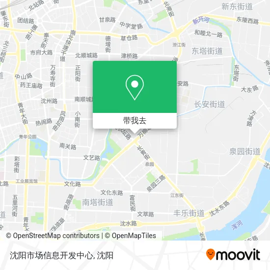 沈阳市场信息开发中心地图