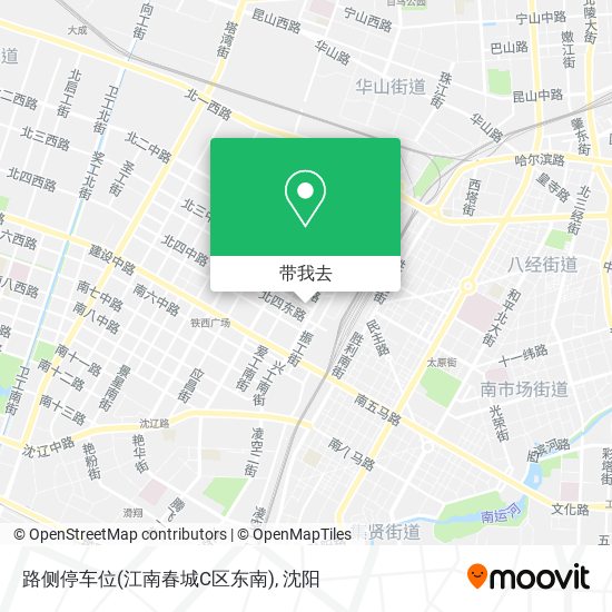 路侧停车位(江南春城C区东南)地图