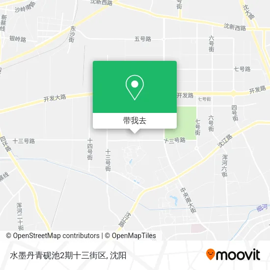 水墨丹青砚池2期十三街区地图