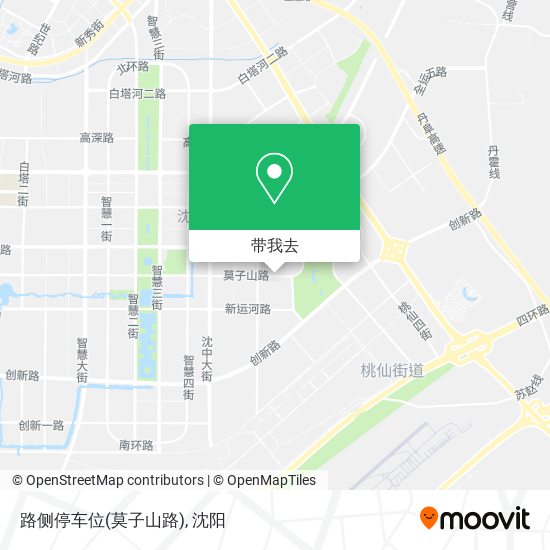 路侧停车位(莫子山路)地图