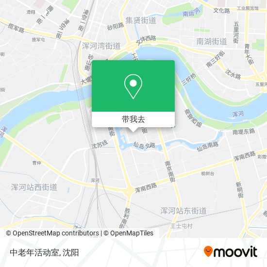 中老年活动室地图