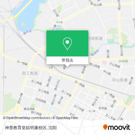 神墨教育皇姑明廉校区地图