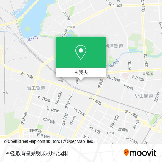 神墨教育皇姑明廉校区地图
