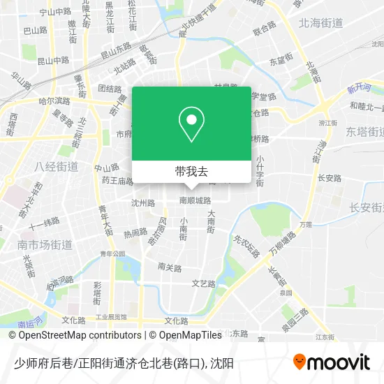 少师府后巷/正阳街通济仓北巷(路口)地图