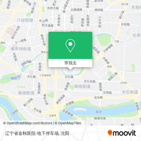 辽宁省金秋医院-地下停车场地图