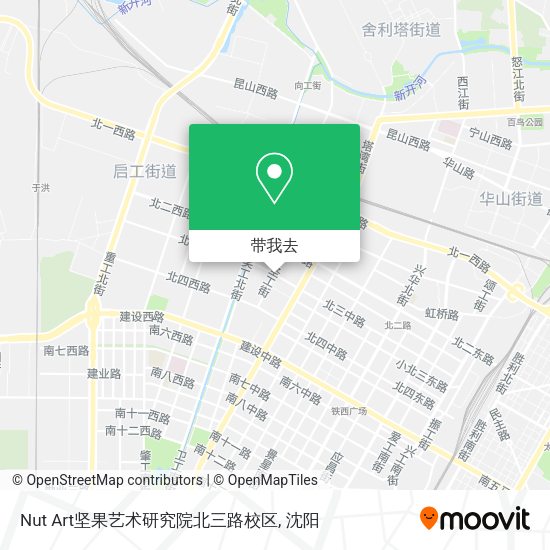 Nut Art坚果艺术研究院北三路校区地图