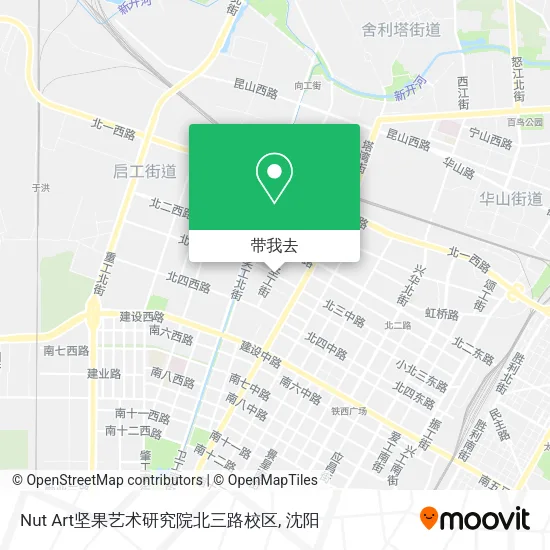 Nut Art坚果艺术研究院北三路校区地图