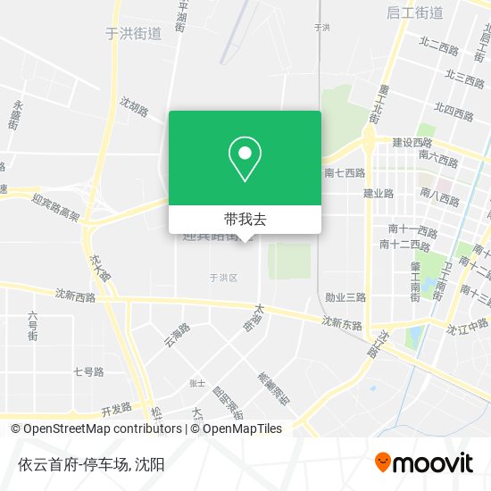 依云首府-停车场地图