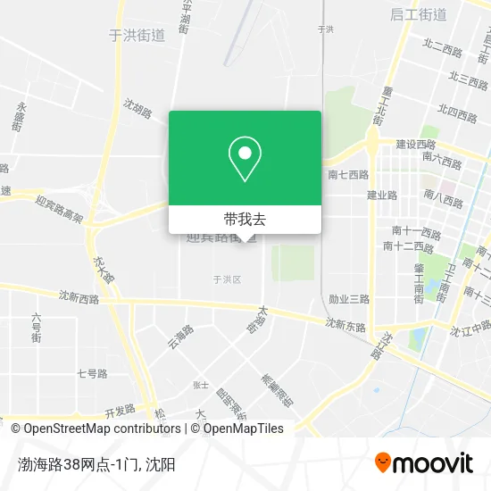 渤海路38网点-1门地图