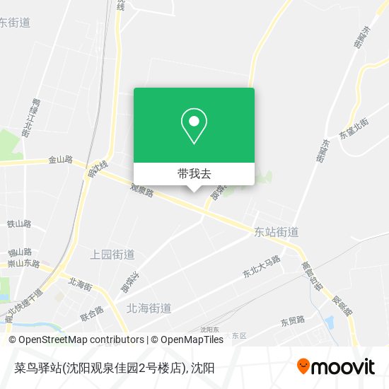 菜鸟驿站(沈阳观泉佳园2号楼店)地图