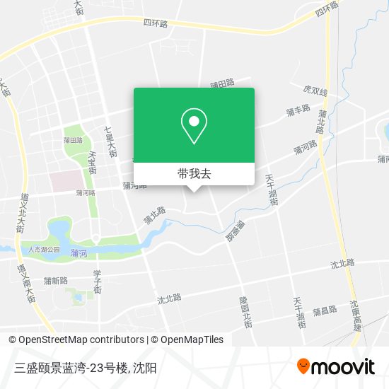三盛颐景蓝湾-23号楼地图