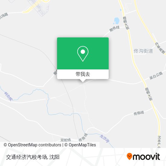 交通经济汽校考场地图