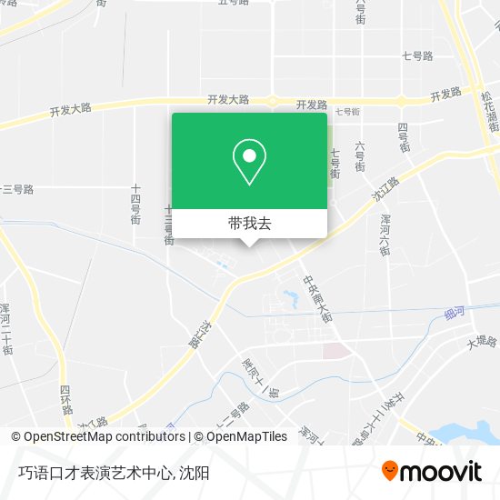 巧语口才表演艺术中心地图
