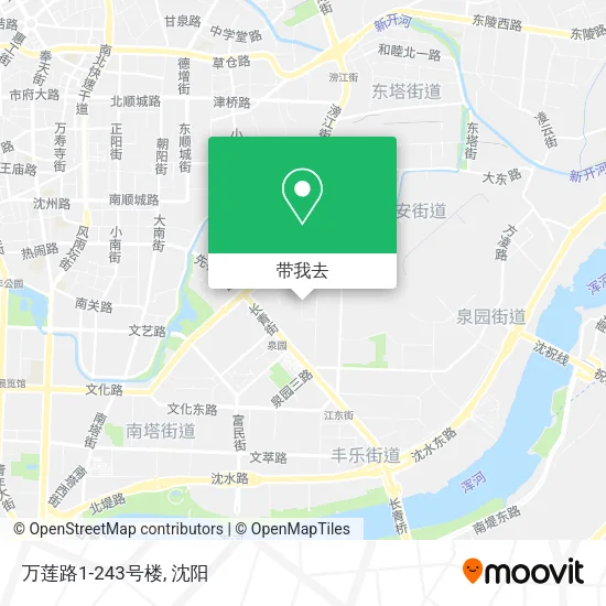 万莲路1-243号楼地图