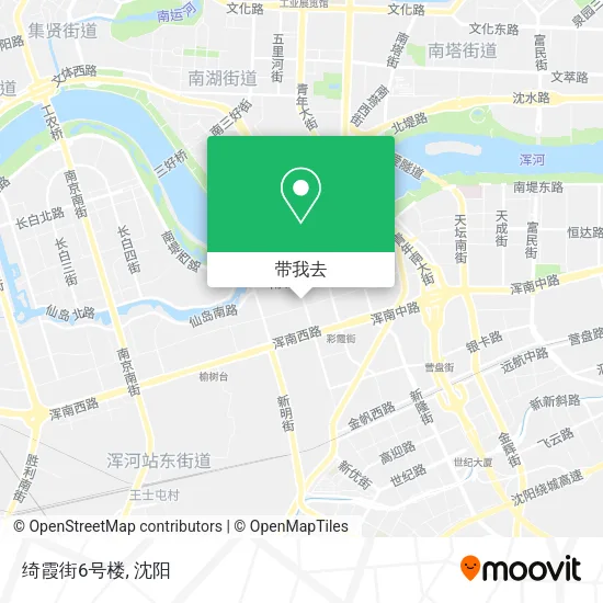 绮霞街6号楼地图